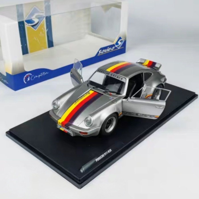 Solido/Solido 1/18 Porsche 911 RSR KREMER RALLY โมเดลรถโลหะผสม