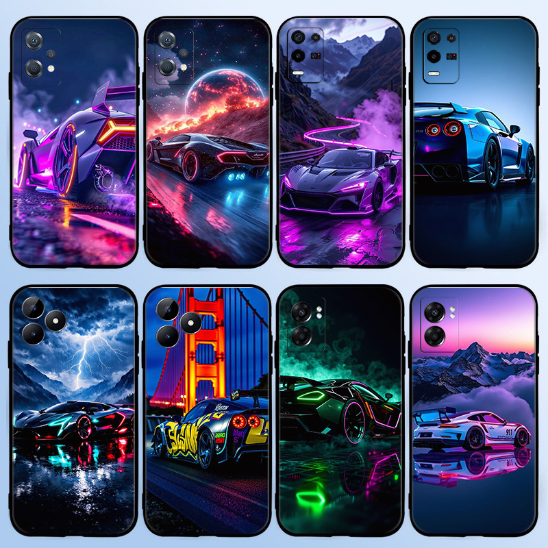 สําหรับRealme Narzo 70X N65 GT neo 3T P1 C85 C75x C75 C71 15X GTRกีฬารถ 6Y11 Soft TPUซิลิโคนเคสโทรศั