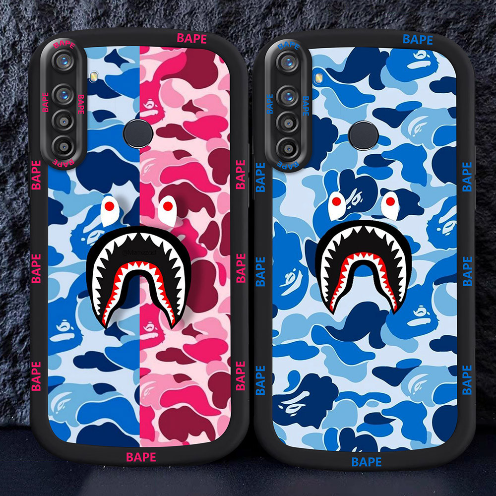 อ่อนนุ่มเคสโทรศัพท์หรับ Realme Narzo 5 10 20A 5s 10A 5i M52 ba_pe shark