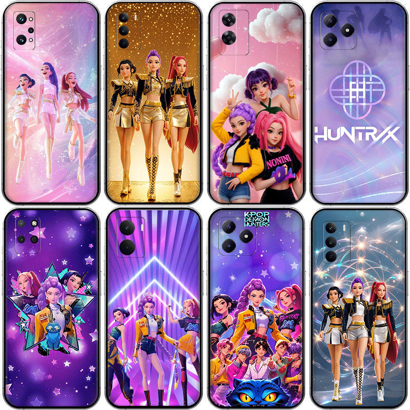 สําหรับRealme 3 Pro 5i 5 s 8 Pro Q 6i 7iความเข้ากันได้TPUเคสโทรศัพท์Soft Caseฝาครอบป้องกันภาพเคลื่อน
