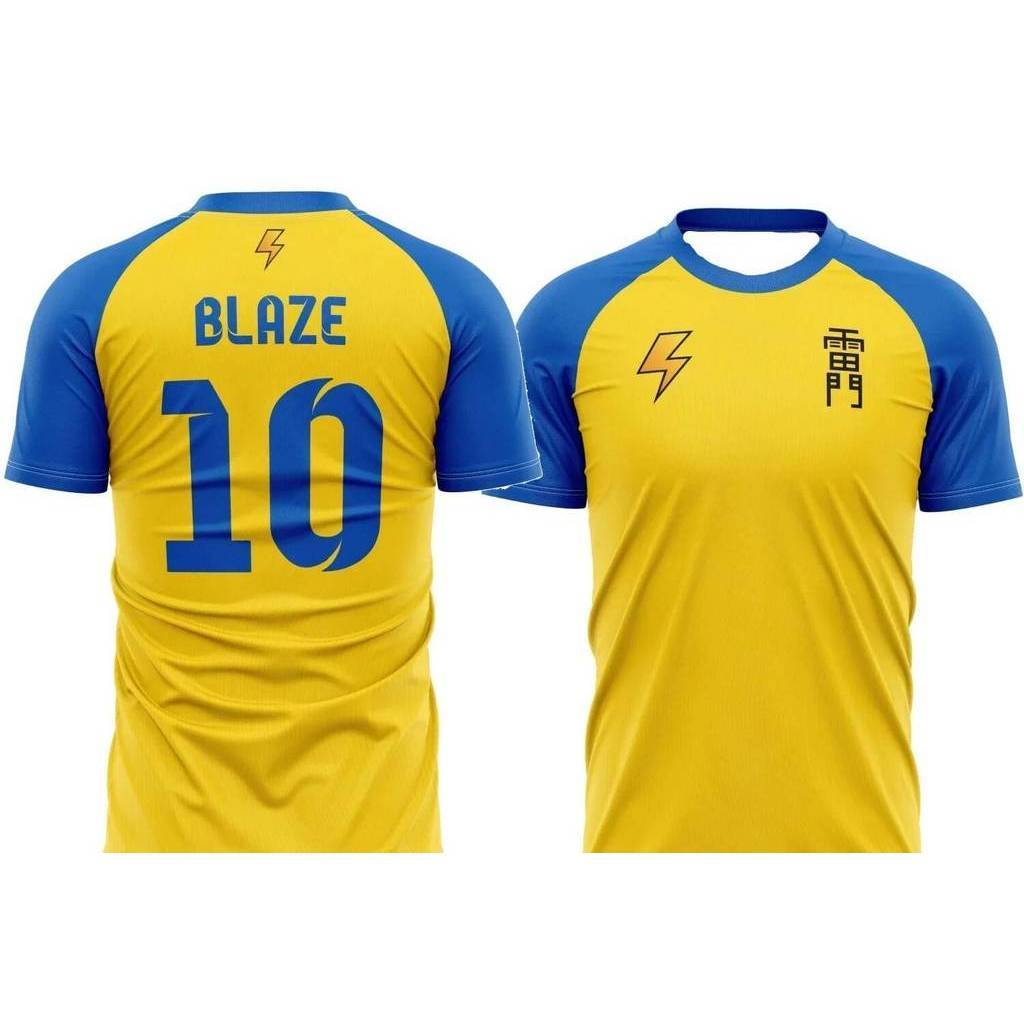 เสื้อยืด Kaio Inazuma Eleven ออกแบบ 3D สไตล์อนิเมะ เครื่องแบบทีมฟุตบอล สำหรับทั้งชายและหญิง ในฤดูร้อ