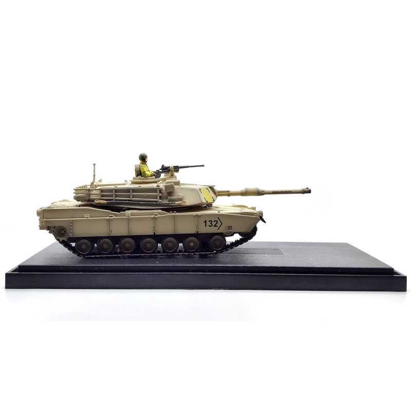 C 1/72 3R US M1a2 Main Battle Tank Model Desert Color (Including 1 Soldier) Finished Product Collec