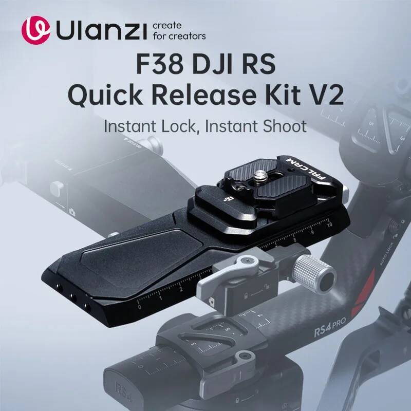 Ulanzi FALCAM F38 DJI RS Quick Release Kit V2 สําหรับ DJI RS4/RS4 Pro/RS3/RS3 Pro/RS2/RSC2 ทํางานร่ว