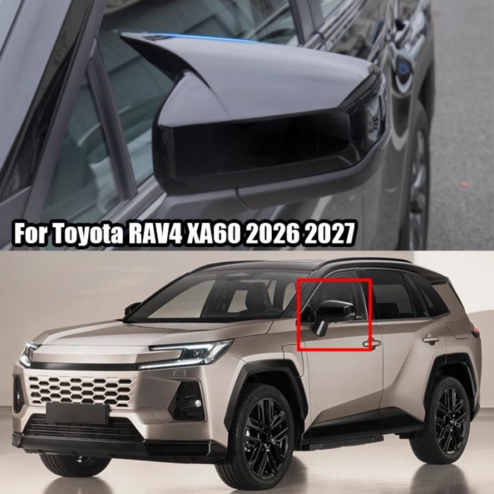 For Toyota RAV4 XA60 2026 2027 Adhesive installation of car exterior mirror decorative frame and ca