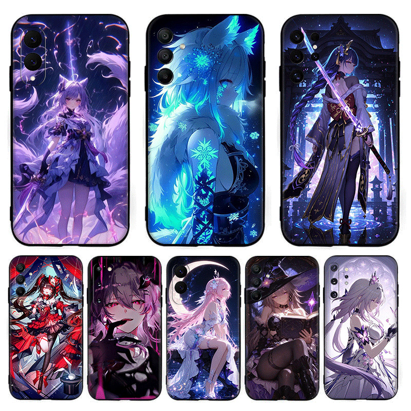 มังงะเกม honkai impact yx2 สําหรับ Samsung J4 J6 J8 Plus หรือ Prime J2 J5 J7 Core J730 J7 Pro S6 Edg