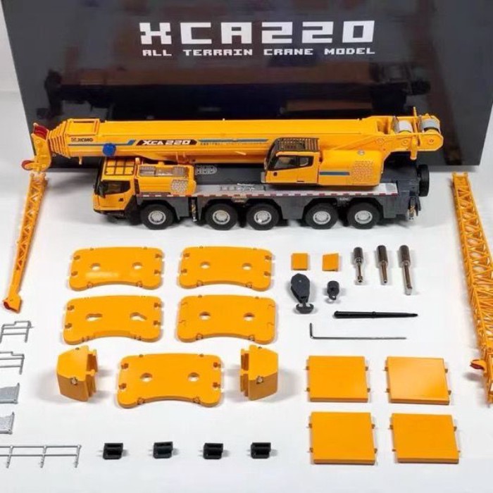 โรงงานเดิม 1: 50 Xu Gong Group Crane Xu Gong XCA220 Crane Model Engineering Machinery Model Car Cran