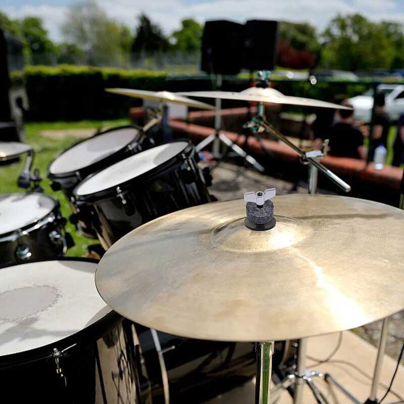 C 18Pcs Cymbal Felts Set Good Performance Cymbal Felt Washer Set Cymbal Accessory Replacement Kit M
