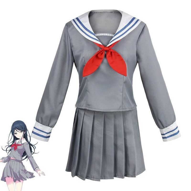 C Cosplay JK Uniform Project Sekai Colorful Stage Feat Costume Azusawa Kohane Hoshino Ichika Sailor