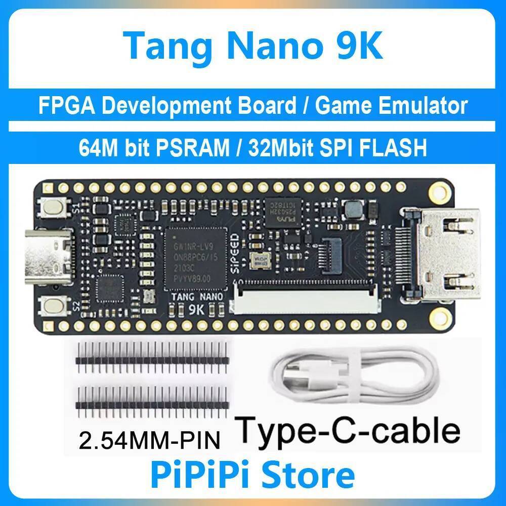Sipeed Lichey Tang Nano 9K FPGA MINI Development Board Game Emulator GOWIN GW1NR-9 RISC-V HDMI risc 