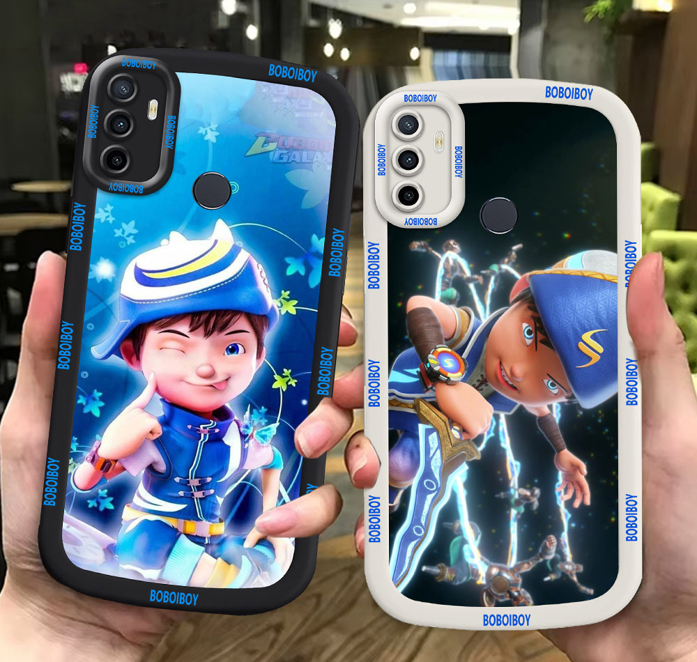 G69 BoBoiBoy ขาวดำเคสโทรศัพท์หรับ OPPO A53 A33 A53S 2020 ปก