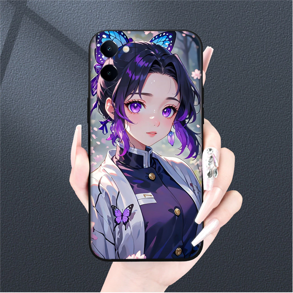 เคสซิลิโคนลาย Demon Slayer Shinobu สำหรับ Vivo Y01/Y02T/Y02/Y03/Y5S/Y11/Y11S/Y20i/Y20S/Y12S/Y12A/Y15S/Y15A/Y16/Y17/Y12/Y15/Y17S thumbnail 7
