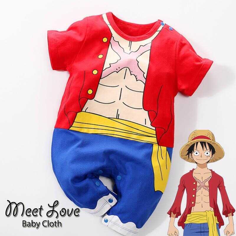 C ชุดแฟนซีเด็ก ชุดลูฟี่ ชุด Luffy จากเรื่อง One Piece พร้อมส่ง