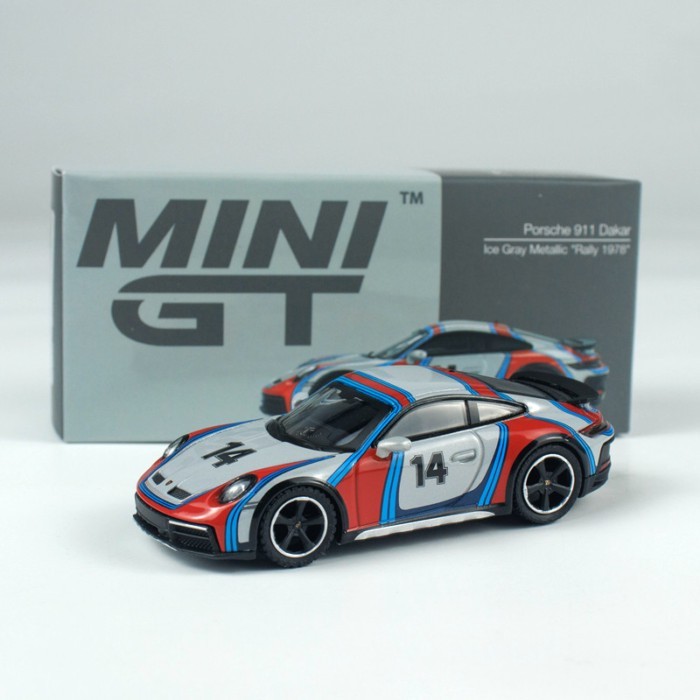 MINIGT 1: 64 Porsche 911 Dakar Porsche Dakar รถโมเดลโลหะผสม 964 #