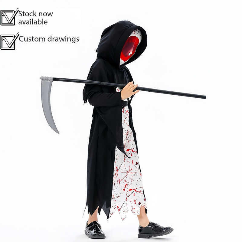 C ZEEMIN Halloween Cosplay Deadpool Costume Horror Grim Reaper Demon Ghost Clothing Set Skeleton Va