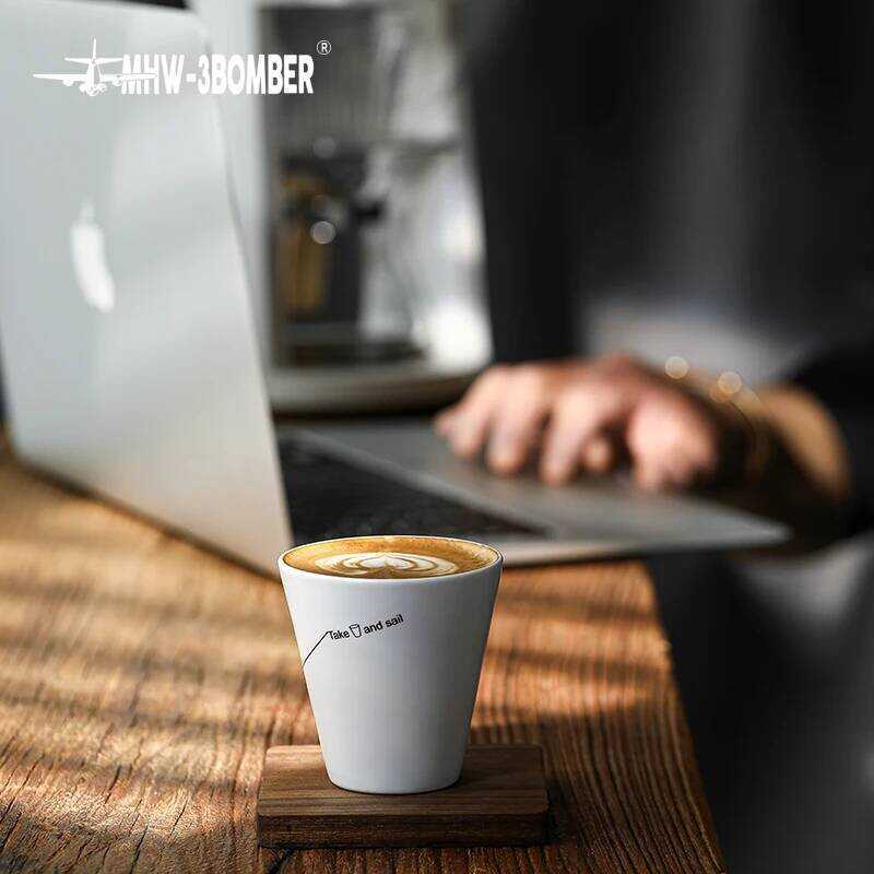 C Mhw-3Bomber 120Ml Ceramic Coffee Mugs Mugs Delie Durable Coffee Cups Set Chic Cafe Home Espresso