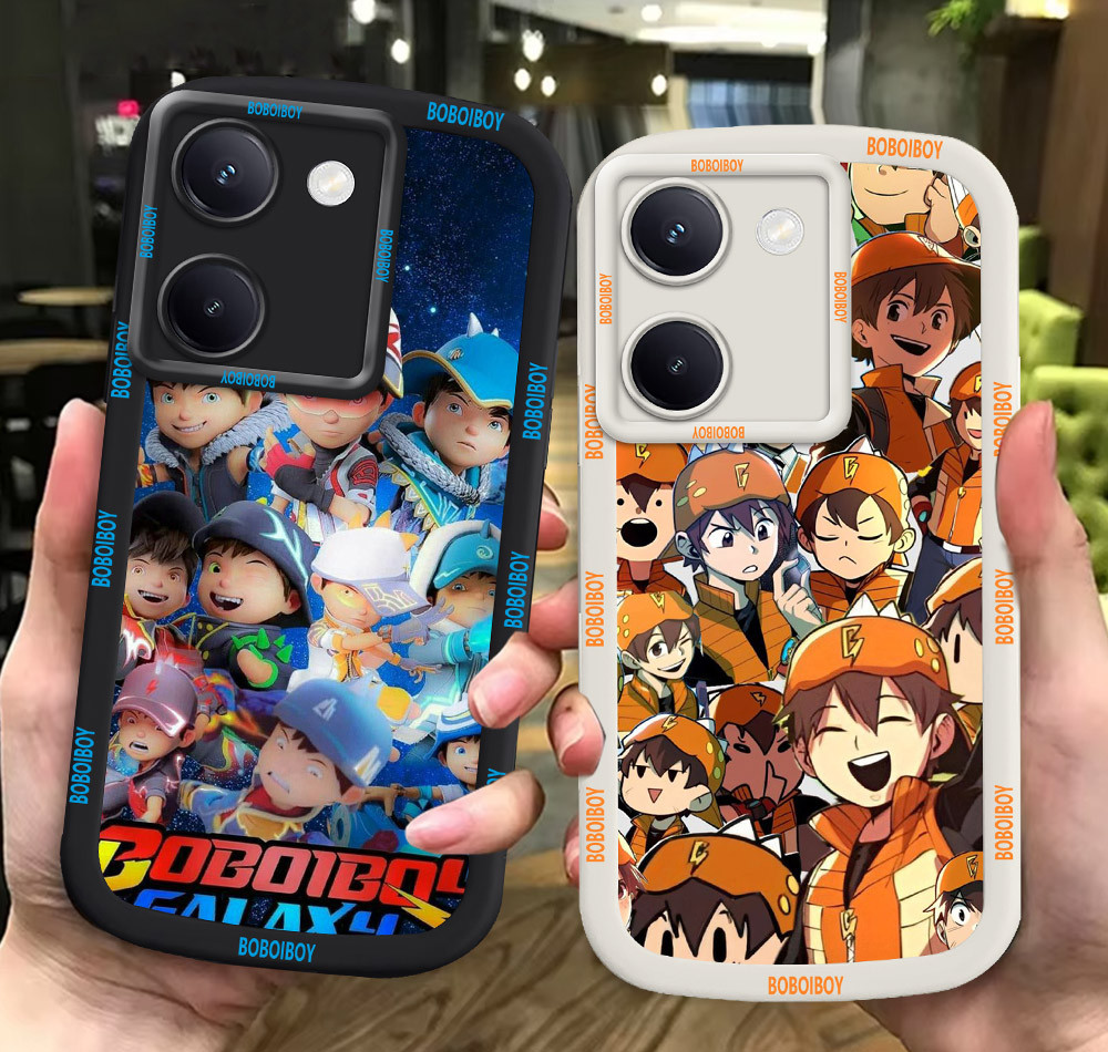 G26 Cute BoBoiBoy ขาวดำเคสโทรศัพท์หรับ VIVO Y27S Y36 V30 Pro V29E 5G ปก