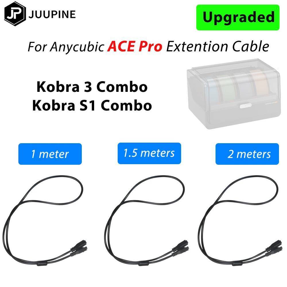 สําหรับ Anycubic ACE สาย ACE Pro 4-pin สําหรับ Kobra 3 Combo S1C Kobra S1 3D เครื่องพิมพ์ Kobra S1 อ