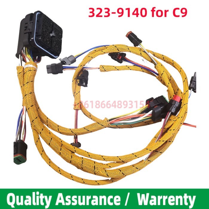 Engine Cabling 323-9140 3239140 Excavator Parts Accessories CAT, 330D, 336D, C9 Engine, 1 Pc, New