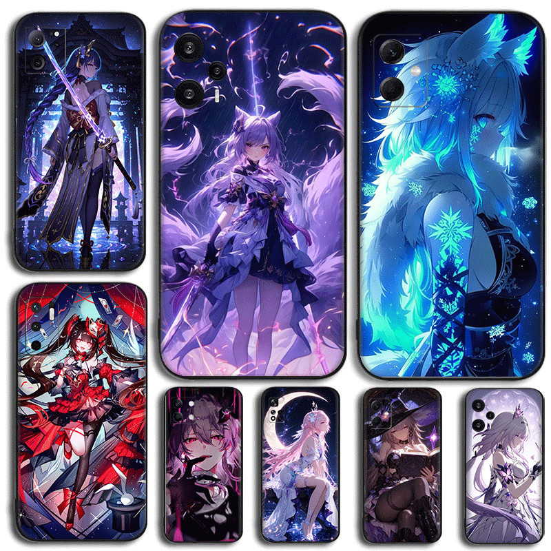 มังงะเกม honkai impact yx2 สําหรับ Redmi หมายเหตุ 7 Pro 8T 9S Max 9T 10 ความเข้ากันได้เคสโทรศัพท์ TP