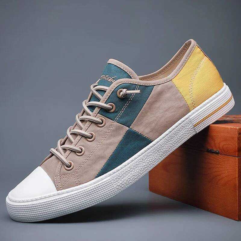 C 2021 Men Casual Shoes Mens Canvas Shoes For Men Shoes Men Fashion Flats Brand Fashion Men's Drivi