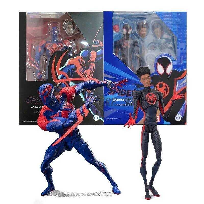 C CT Shf Miguel O'hara Action Figure 18Cm Marvel Across The Spider-Verse Model Miles Morales Spider