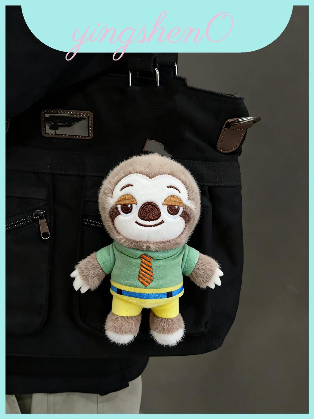 Zootopia น่ารัก Judy Nick Sloth และ Benjamin พวงกุญแจตุ๊กตาสําหรับของขวัญเด็ก