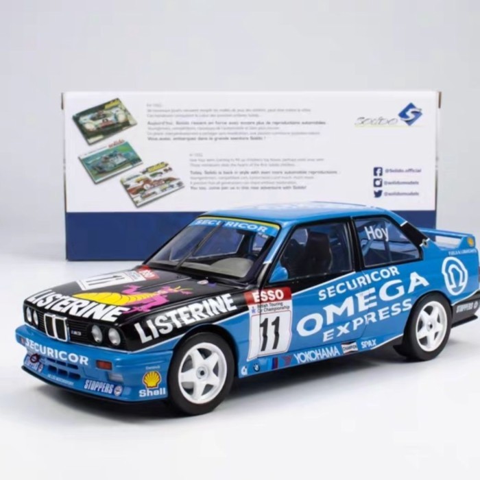 Solid 1/18 BMW BMW E30 M3 Racing Version Alloy Double Open Car Model
