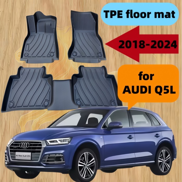 For 2018-2024 AUDI Q5L Floor Mats Carpets | AUDI Q5L Custom Car All-Weather TPE Floor Mats & Q5L Tr