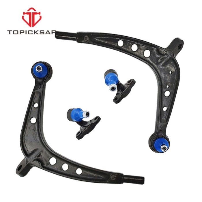 TOPICKSAP 4pcs Front Left and Right Lower Control Arm Ball Joint Kits for BMW E46 325xi 330xi 2001
