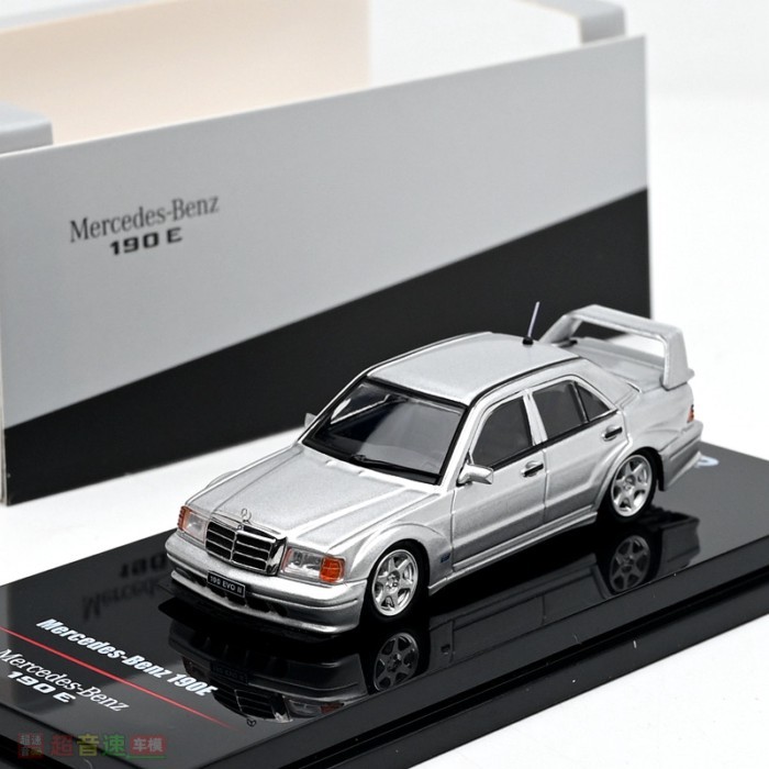 INNO 1: 64 BENZ 190E BENZ รถรุ่นเงินผลิตภัณฑ์สําเร็จรูปขนาดเล็กคอลเลกชันเครื่องประดับ