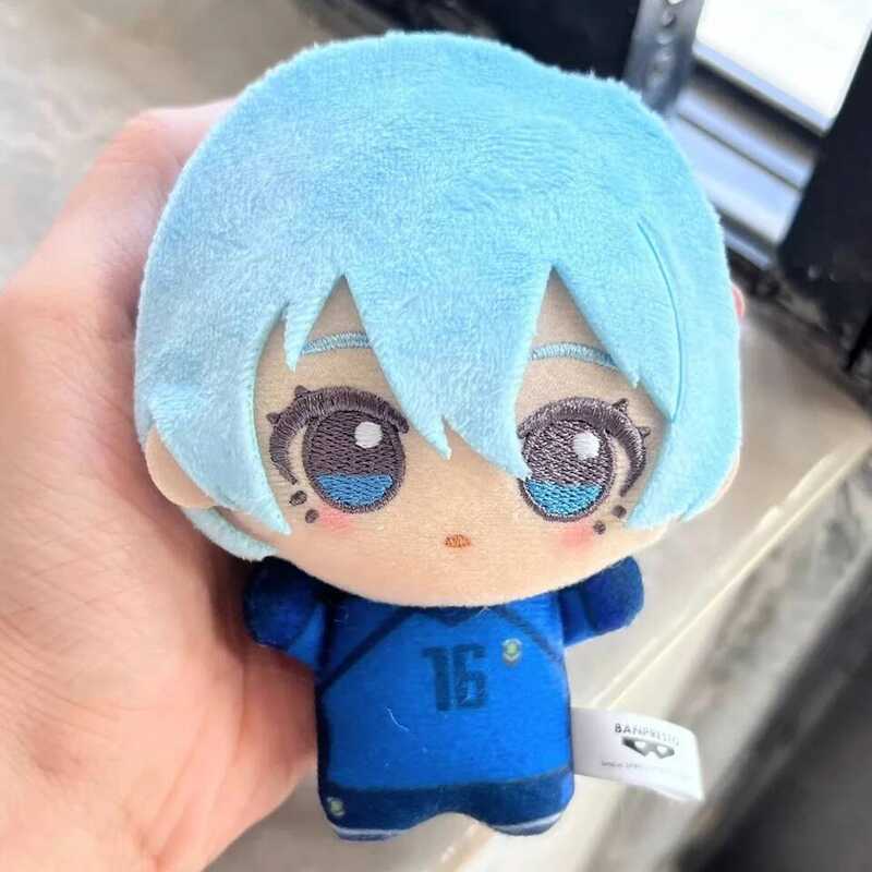 C New Anime Blue Lock Vol.7 Hiori You Isagi Yoichi Cosplay Plush Doll Fluffy Maumet Pendant Puppet