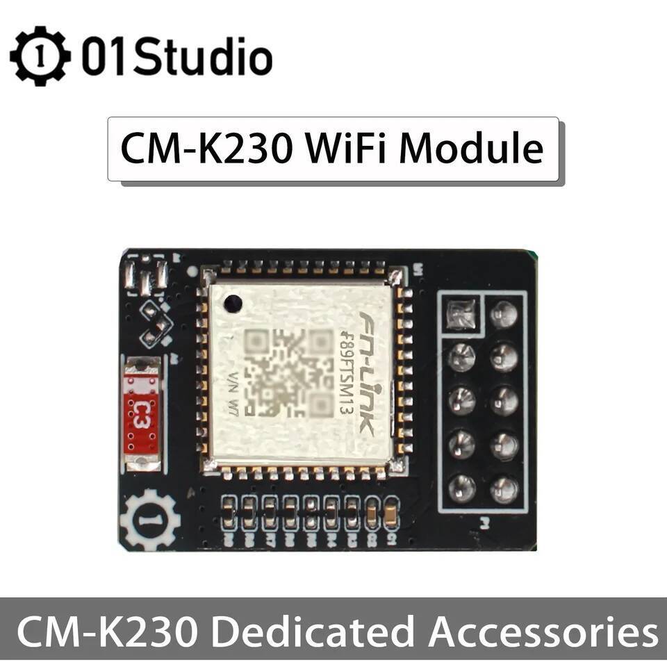 01Studio CM-K230 โมดูล WiFi, อุปกรณ์เสริมบอร์ดพัฒนา AI CanMV K210, SDIO CM-K230 เฉพาะ