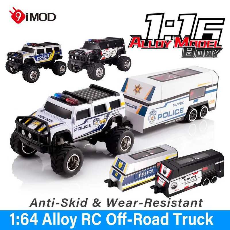 C RC Car TOY IMOD RC Police Car 2.4G APP Control Off-Road Truck With Lights Sound, Suspension All-T