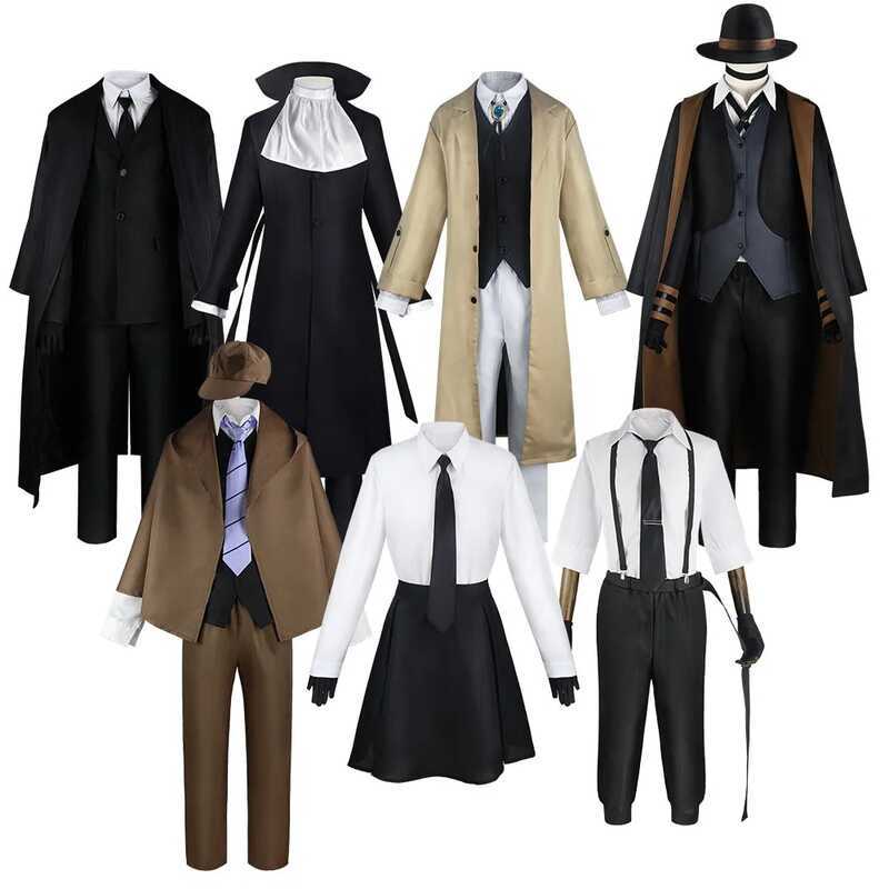 C [High-Quality] Anime Bungo Stray Cosplay Dazai Osamu Costume Nakahara Chuuya Atsushi Nakajima Eaw