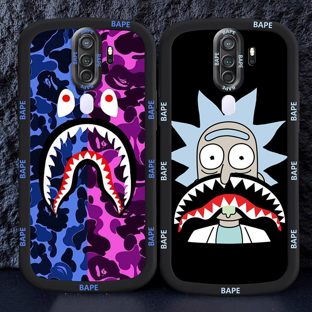 อ่อนนุ่มเคสโทรศัพท์หรับ OPPO A5 A9 2020 M38 shark ba_pe