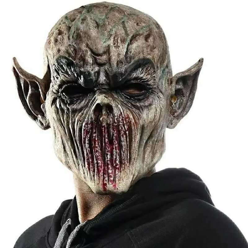 C [Get The Perfect Fit] Halloween Zombie Scary Terror Ghost Devil Cosplay Prop Dance Party Scary Bi