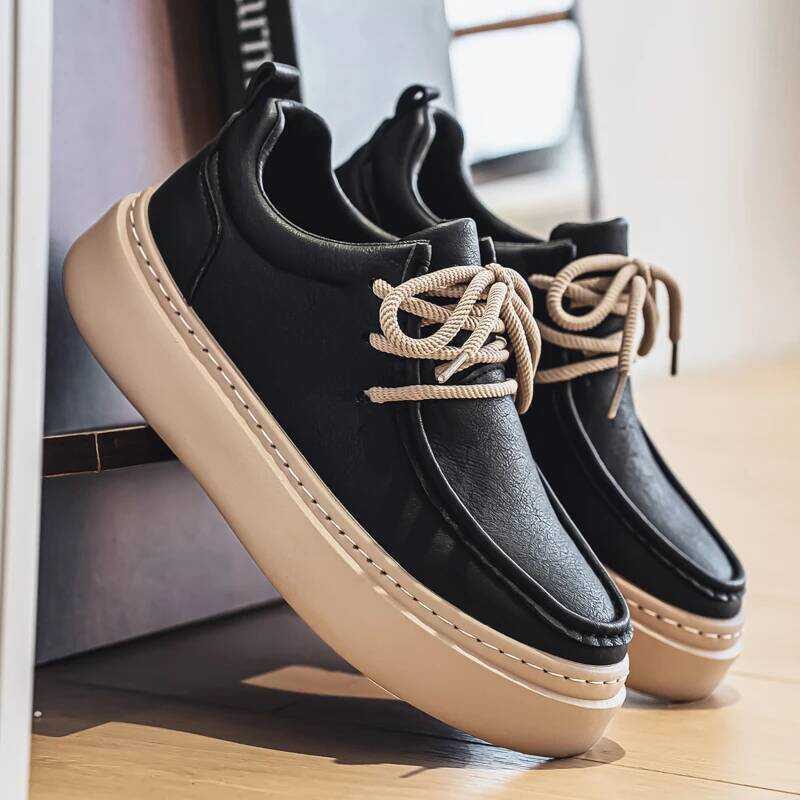 C Men's Outdoor Casual Running Shoes Colors: Black, Khaki, Brown