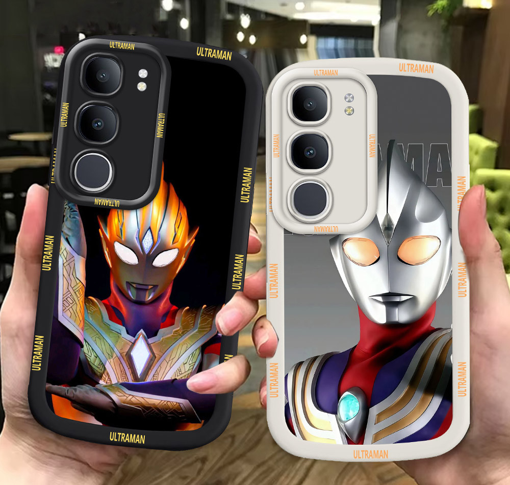 G49 Ultraman ขาวดำเคสโทรศัพท์หรับ VIVO V25 V50 Y29 V25E Lite 5G ปก