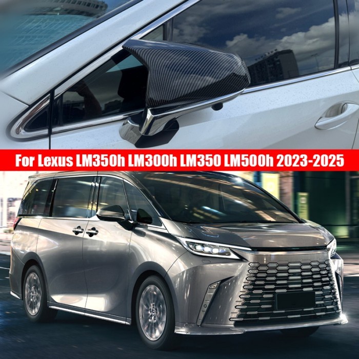 For Lexus LM350h LM300h LM350 LM500h 2023 2024 2025 Car exterior mirror decorative cover exterior m