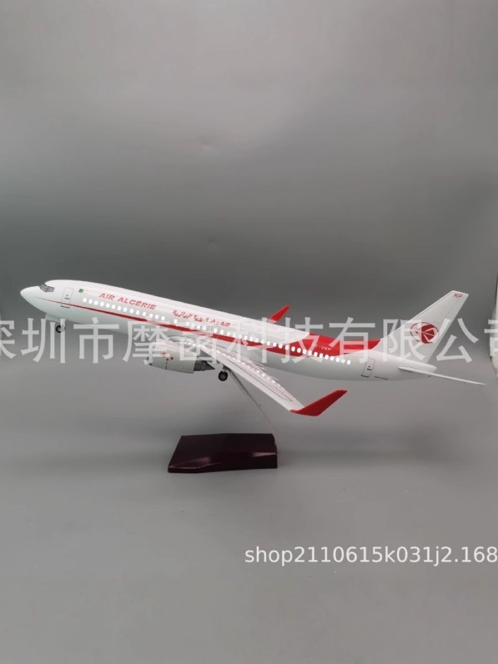 47 ซม.Algeria 737 Airlines B737-800 AIR ALGERIE เครื่องบินรุ่น Static รุ่น Limited Edition รถรุ่น