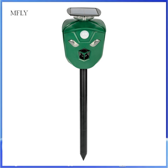 Solar Insect Repellent 360 Outdoor Intelligent Solar Ultrasonic Animal Insect Repellent Bird/Deer/P