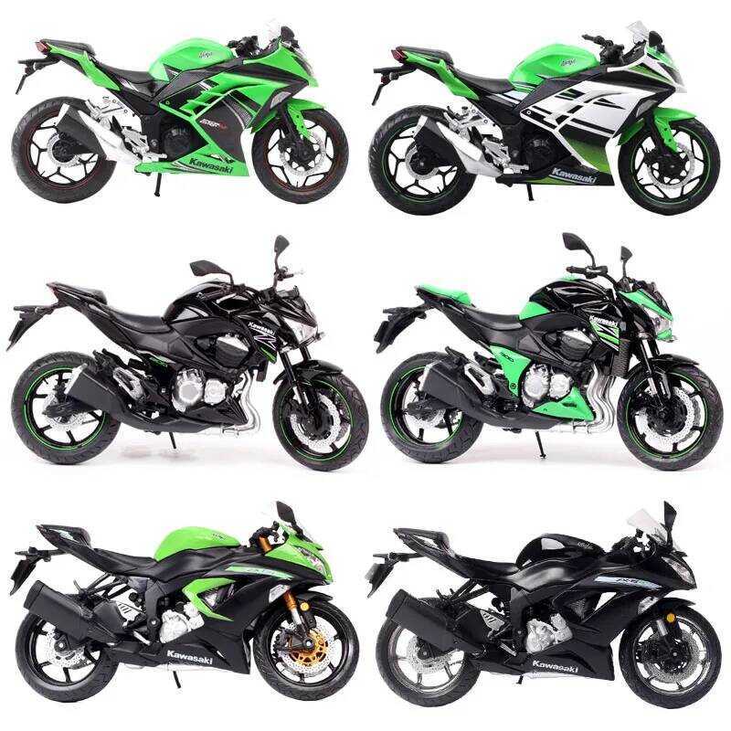 C Automaxx 1:12 Scale Kawasaki Z800 Racing Bike Ninja Zx6r Zx-6R 636 Ninja 250R SE 300 Diecasts & T