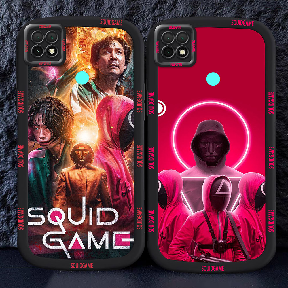 อ่อนนุ่มเคสโทรศัพท์หรับ OPPO A15S F17 A35 Reno 4F 4 A15 A93 Pro Lite M30 Squid Game