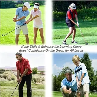 อุปกรณ์ฝึกสวิง Golf Swing Trainer โค้ชสอน แบบสามเหลี่ยม เพิ่มความนิ่ง