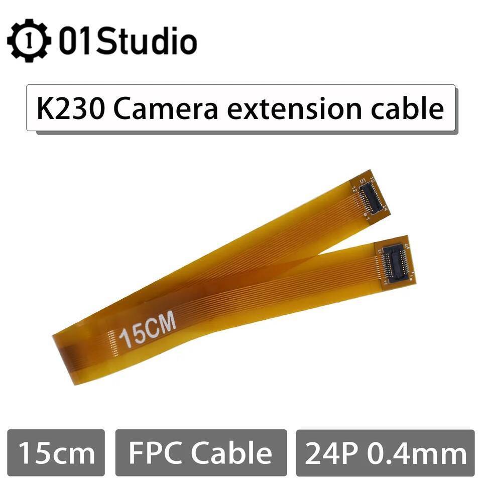 01Studio CanMV K230 AI บอร์ดพัฒนาสายต่อกล้อง 24P 15 ซม.FPC Soft Cable