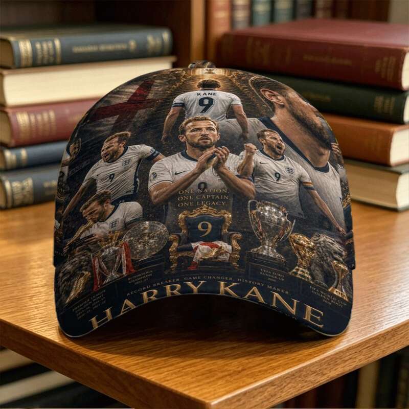 England Captain Cap White Jersey with No.9 & "One Nation One Legacy" Text - Leadership Tribute Hat f