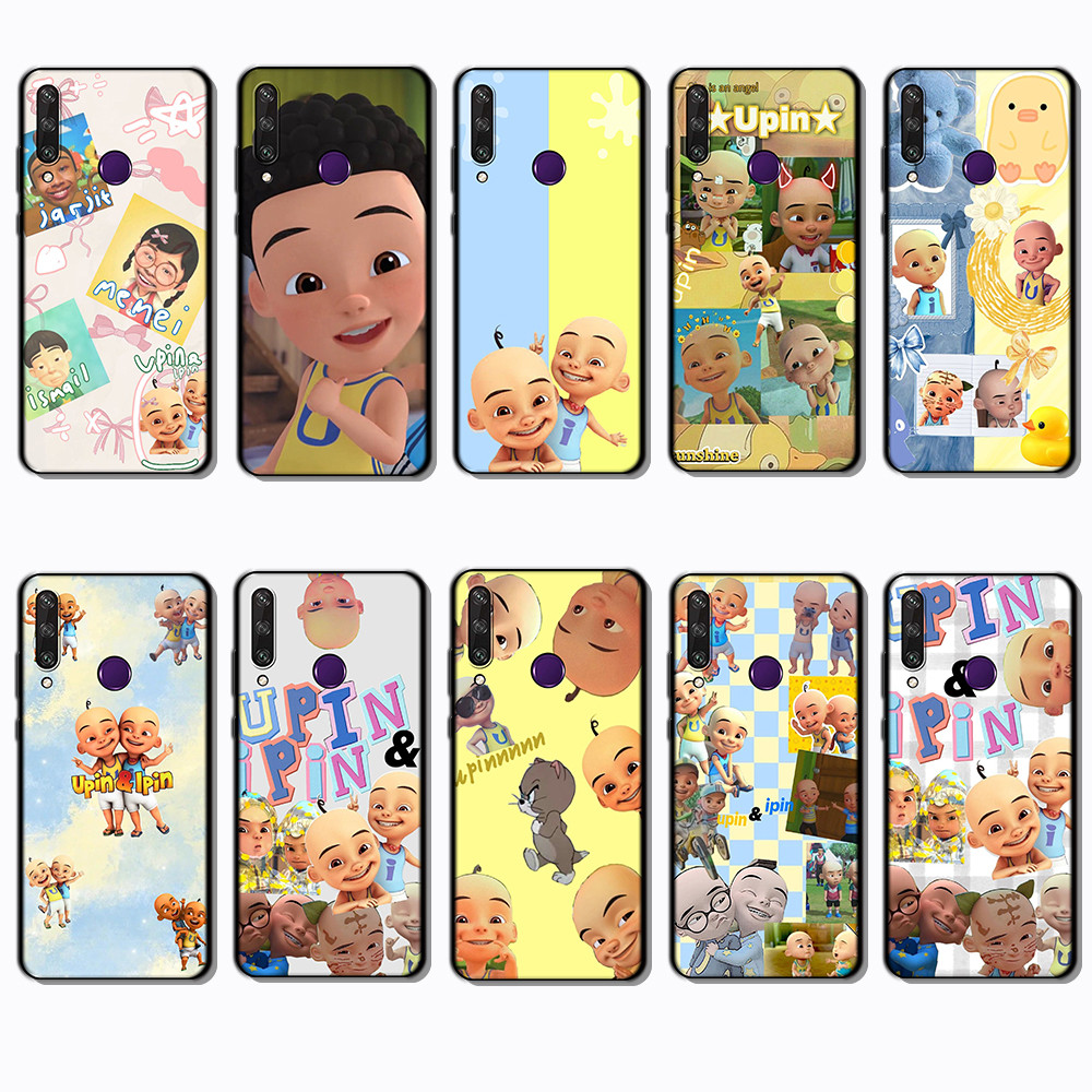 สําหรับ 3c Huawei Y6P Y7A Y8P Y9A Y5 Y6 Prime NS64 upin ipin เคสโทรศัพท์สีดํานุ่มแฟชั่น