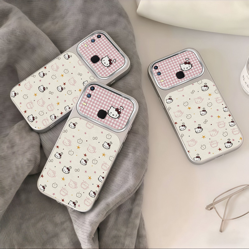 เหมาะสําหรับ Vivo Y11 Y12 Y15 Y17 Y19 เคสโทรศัพท์ออกแบบใหม่แมวน่ารักรูปแบบปลอกกันกระแทก TPDT06