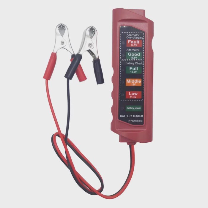 DC 4-16V Automotive 12V Car Battery Load Tester Battery Cranking Charging Analyzer Tool