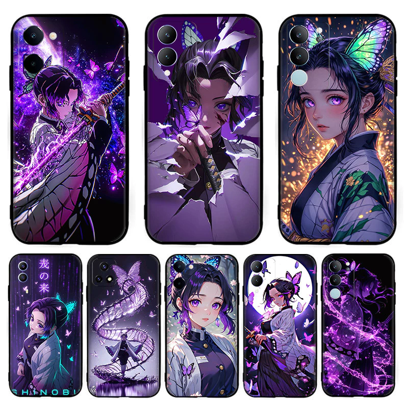 เคสซิลิโคนลาย Demon Slayer Shinobu สำหรับ Vivo Y01/Y02T/Y02/Y03/Y5S/Y11/Y11S/Y20i/Y20S/Y12S/Y12A/Y15S/Y15A/Y16/Y17/Y12/Y15/Y17S